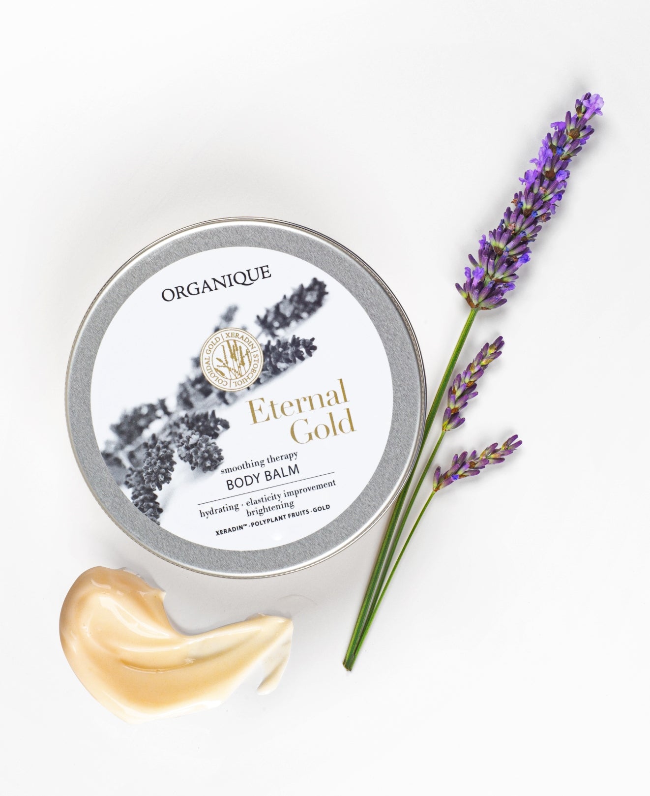 ORGANIQUE Eternal Gold Set RENEWAL&amp;GLOW| Body Balm Moisturiser + Body Peeling + Dry Body Oil
