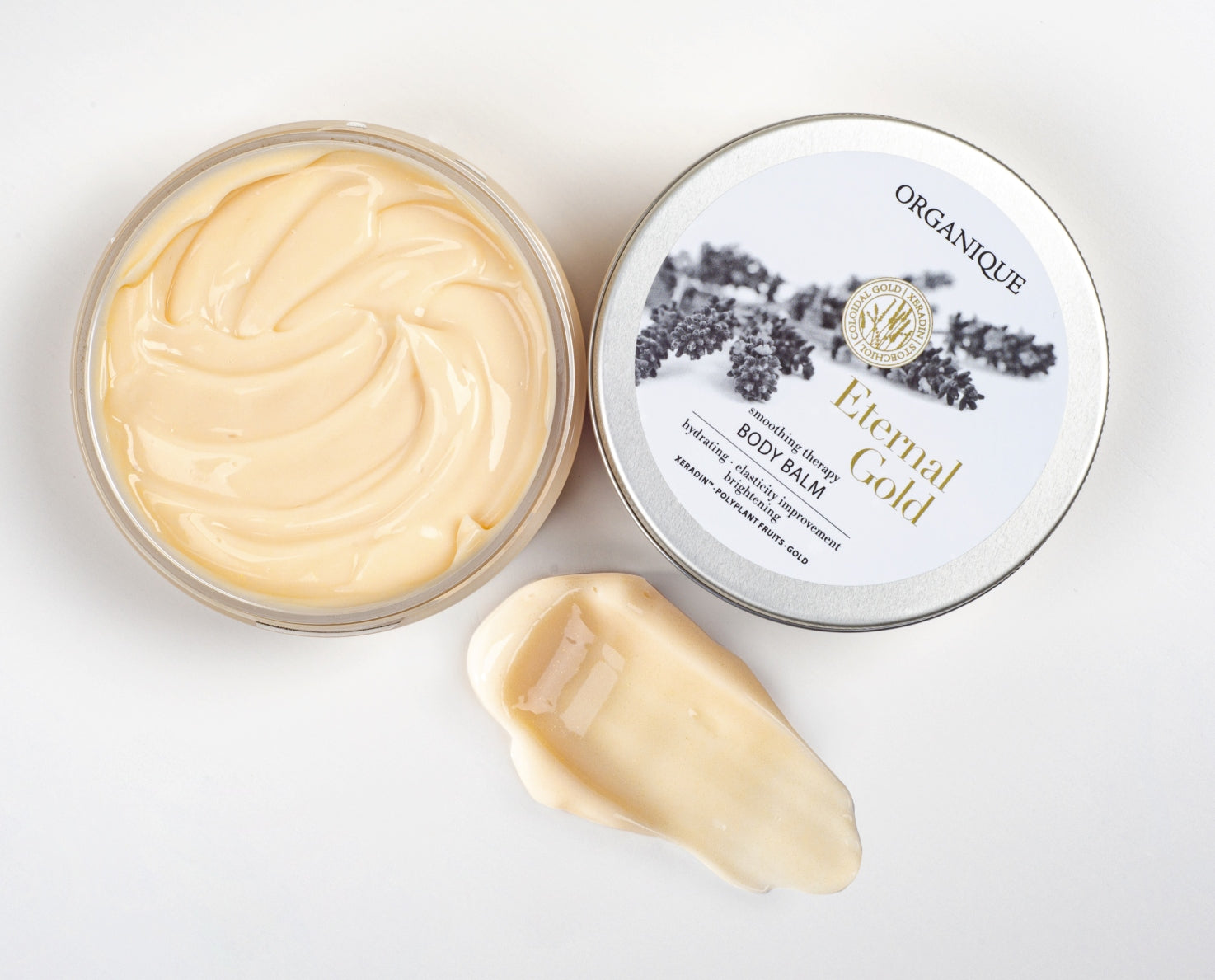 ORGANIQUE Eternal Gold Set RENEWAL&amp;GLOW| Body Balm Moisturiser + Body Peeling + Dry Body Oil