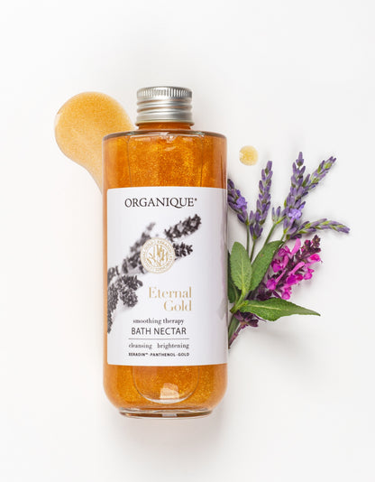 ORGANIQUE Eternal Gold Duo GLOW| Dry Body Oil + Bath Nectar