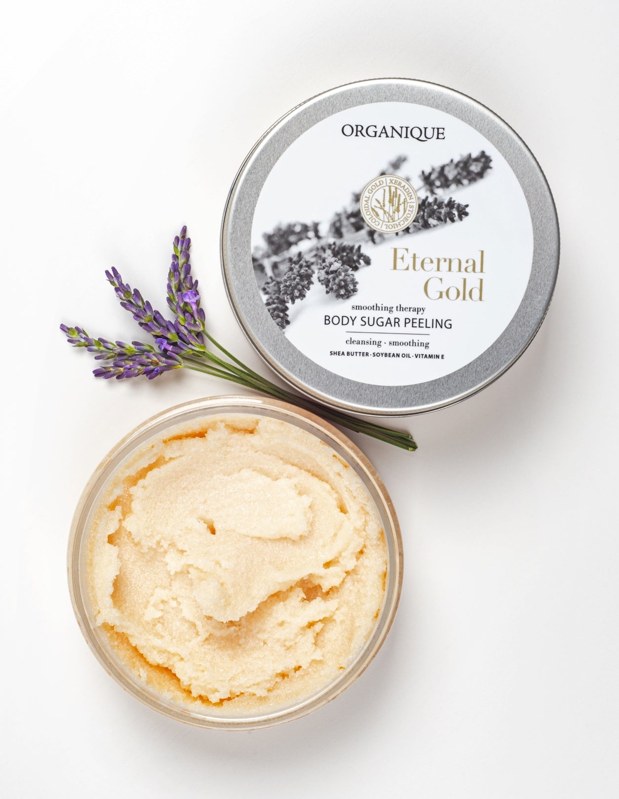 ORGANIQUE Eternal Gold Set SENSUAL | Bath Nectar + Body Peeling + Dry Body Oil