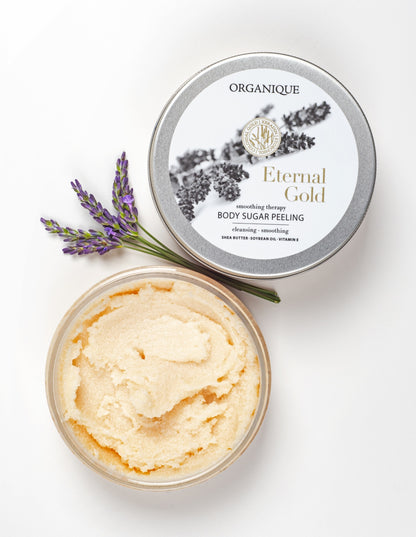 ORGANIQUE Eternal Gold Set SENSUAL | Bath Nectar + Body Peeling + Dry Body Oil